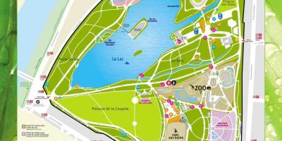 Zemljevid Lyon park